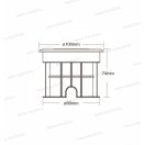 Mi-Light MiBoxer LED talajlámpa talajba építhető 24V SYS 5W IP68 RGB+CCT SYS-RD1