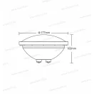 Mi-Light MiBoxer LED medence lámpa 433MHz LoRa rendszerbe 27W PAR56 IP68 RGB+CCT PW01 medencevilágít