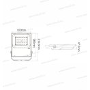 Mi-Light MiBoxer LED reflektor 50W fekete szabályozható DIM+RGB+CCT IP65 FUTT02 2,4GHz