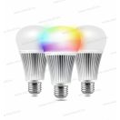 Mi-Light FUT012 MiBoxer RGB+CCT színes LED izzó szabályozható E27 9W állítható fényerő 2,4GHz