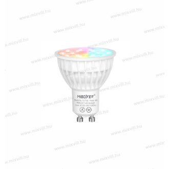   Mi-Light FUT103 MiBoxer RGB+CCT színes LED spot izzó szabályozható GU10 4W állítható fényerő 2,4GHz
