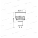 Mi-Light FUT106 MiBoxer RGB+CCT színes spot LED izzó szabályozható GU10 6W állítható fényerő 2,4GHz