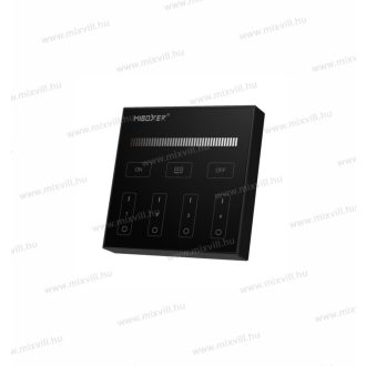   Mi-Light MiBoxer Group Control csoport fali fekete távirányító fényerőszabályzó dimmer 4 zónás DIM B