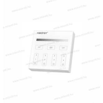   Mi-Light MiBoxer Group Control csoport fali feher távirányító fényerőszabályzó dimmer 4 zónás DIM B1