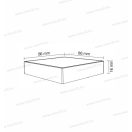 Mi-Light MiBoxer 4 zónás fali fehér távirányító színhőmerseklet és fényerőszabályzó DIM+CCT B2