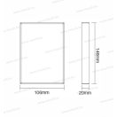 Mi-Light B8 Miboxer Group Control fali 8 zónás távirányító feényerő, színhőmérséklet szín szabályzó