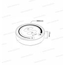 Mi-Light FUT087B MiBoxer fekete érintőtávirányító fényerőszabályzó DIM