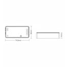 Mi-Light  FUT037W+ MiBoxer Group Control led zóna vezérlő 3 az 1-ben Tuya Wi-fi DIM+RGB RGBW RGB+CCT