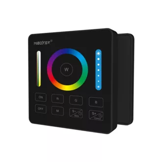   Mi-Light B0B MiBoxer Group Control csoport fali fekete távirányító DIM+RGB+CCT