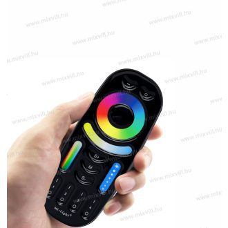   Mi-Light MiBoxer fekete Group Control RGB+CCT LED csoport 4 zónás távirányító full color FUT092B fek