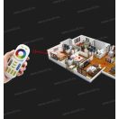 Mi-Light MiBoxer fekete Group Control RGB+CCT LED csoport 4 zónás távirányító full color FUT092B fek