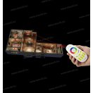 Mi-Light MiBoxer Group Control RGBW LED csoport (4 zóna) zóna vezérlő távirányító fekete FUT096B