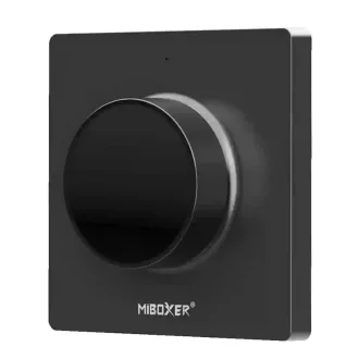   Mi-Light K1B MiBoxer nyomógombos és tekerőgombos kapcsolópanel LED fekete távirányító