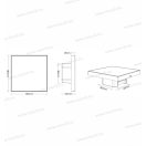 Mi-Light T4 MiBoxer Group Control LED csoport (zóna) fali távirányító szín szaturáció színhőmérséklet