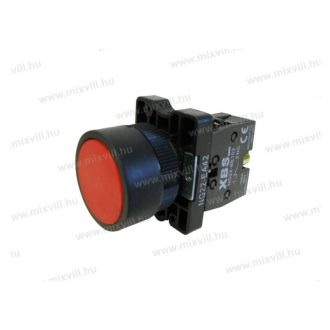 XBS NG22-EA42 Nyomógomb piros