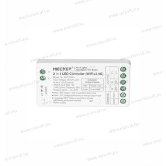   Mi-Light FUT035W+ MiBoxer Group Control 2 az 1-ben LED szalagvezérlő (WiFi+2,4G) CCT 12-24V 144/288W 12A