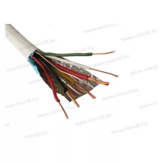 2x0,5 + 8x0,22 riasztókábel réz 100m/ tekercs