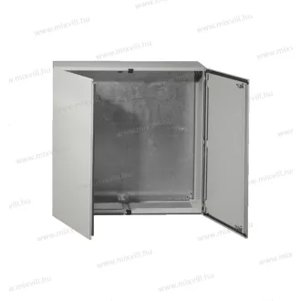   MB-1810/400-2 két ajtós fém elosztószekrény IP55 IK10 szerlappal MA:1800xSZÉ:1000xMÉ:400 zár: 2