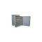 MBSZ-108 222 modulos fém elosztószekrény 6x37 modul IP66, IK10