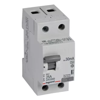 LEGRAND 402036 RX3 áram-védőkapcsoló 2P 25A A 30mA