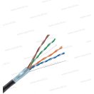 FTP CAT5e 4x2xAWG24 UV álló adatátviteli vezeték tömör kültéri szigetelt Ke-Line