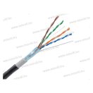 UTP CAT.5e U/UTP 4x2xAWG24 UV álló PE köpeny (LÉGKÁBEL) fém feszítőszálas 100MHz 1Gigabit UTK5816 50