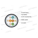 UTP CAT.5e U/UTP 4x2xAWG24 UV álló PE köpeny (LÉGKÁBEL) fém feszítőszálas 100MHz 1Gigabit UTK5816 50