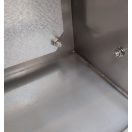 OMU system SSB-88/300-1 AISI 304 rozsdamentes acél elosztószekrény IP66 IK10 szerlappal 800x800x300