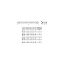 REX-135/T5 Por és páramentes lámpatest elektronikus előtéttel T5 1x35W IP65