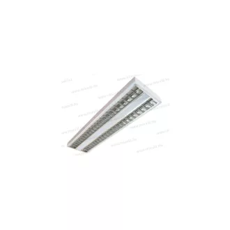   REX DPTF 2x58W Falon kívüli dupla parabolatükrös armatúra 1db/ ("A" energiaosztály)