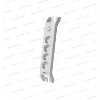   EMOS túlfesz. védős elosztó 4x2+F fehér 2m SPN3040 P54212