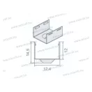 MLL-03 rögzítő fül LL-04 led alu profilhoz 134040 Kam