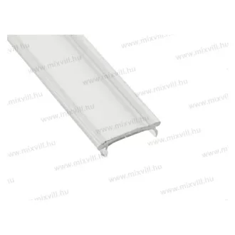   OLL-02 átlátszó takaróprofil sík LL-01 /LL-03 aluprofilhoz 3m/szál 134810/3