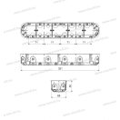 KOPOS Gipszkarton doboz 5-ös légtömített szerelvénydoboz KPL 64-50/5LD NA