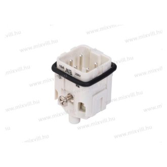 XBS INC 29011 nehézcsatlakozó betét apa 5P 5x10A 230V