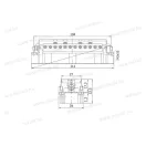 XBS INC 29029 nehézcsatlakozó betét apa 48P 48x16A 500V