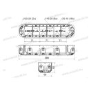 KOPOS Gipszkarton doboz négyes tömített KPL 64-50/4LD-NA