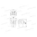 XBS INC 29008 nehézcsatlakozó betét anya 4P 4x10A 230V