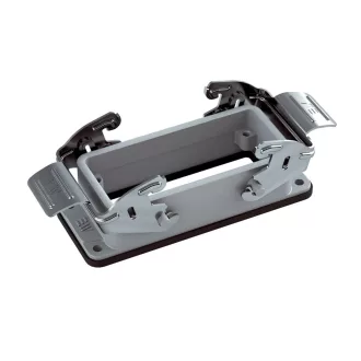   XBS INC 29042S nehézcsatlakozó egyenes aljzat aluminium, alsó kivezetés 16P-hez
