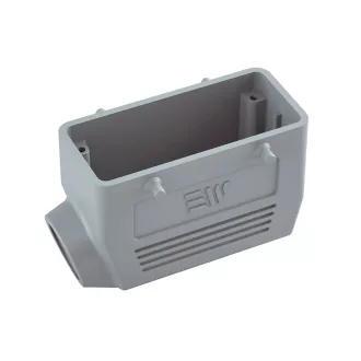   XBS INC 29043 nehézcsatlakozó fedél aluminium, oldal kivezetés, 16P-hez M25 tömszelence