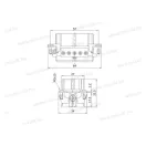 XBS INC 29020 nehézcsatlakozó betét anya 10P 10x16A 500V