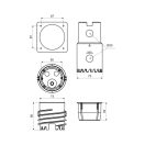 KOPOS KEFZ 80/VDZ KB szerelvénydoboz utólag hőszigetelésbe rögzíthető készlet 1/10/360