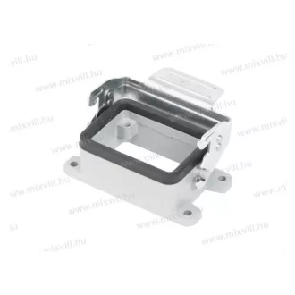   XBS INC 29130S nehézcsatlakozó egyenes aljzat aluminium, alsó kivezetés 6P-hez