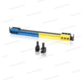   OMU ZSSKN17PE N-PE sorkapocs 2x3x25mm2 csavaros, 2x14x4mm2 bedugós csatlakozású 7111102