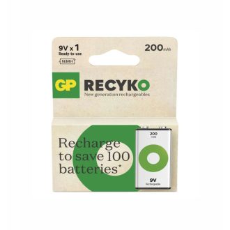 GP RECYKO 9V akkumulátor 200mAh NiMH 1db/bliszter B2152