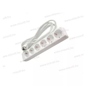 MXHS-05/5 5-ös elosztó 5m 3x1,5mm2 vezetékkel