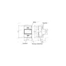 OMU system MID-FM-3D 3x100A digitális hitelesített fogyasztásmérő 3 fázisú direkt 4 modul 1000 imp.