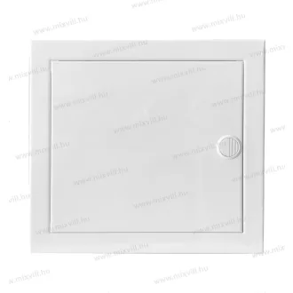   OMU system OMU122 Süllyesztett fémajtós lakáselosztó 12+2 modulos műanyag aljjal IP30/IP40