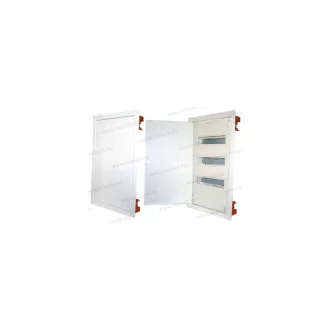   OMU system OMU366 Süllyesztett fémajtós lakáselosztó 36+6 modulos műanyag aljjal IP30/IP40
