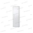 OMU VS1-6 1 mezős 6 soros falra szerelhető sorolható fém elosztószekrény 6x12 modul 950x300x210mm IP